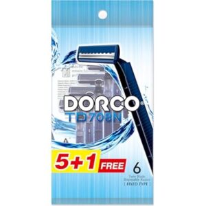 dorco twin blade razor 51 blue 10.56